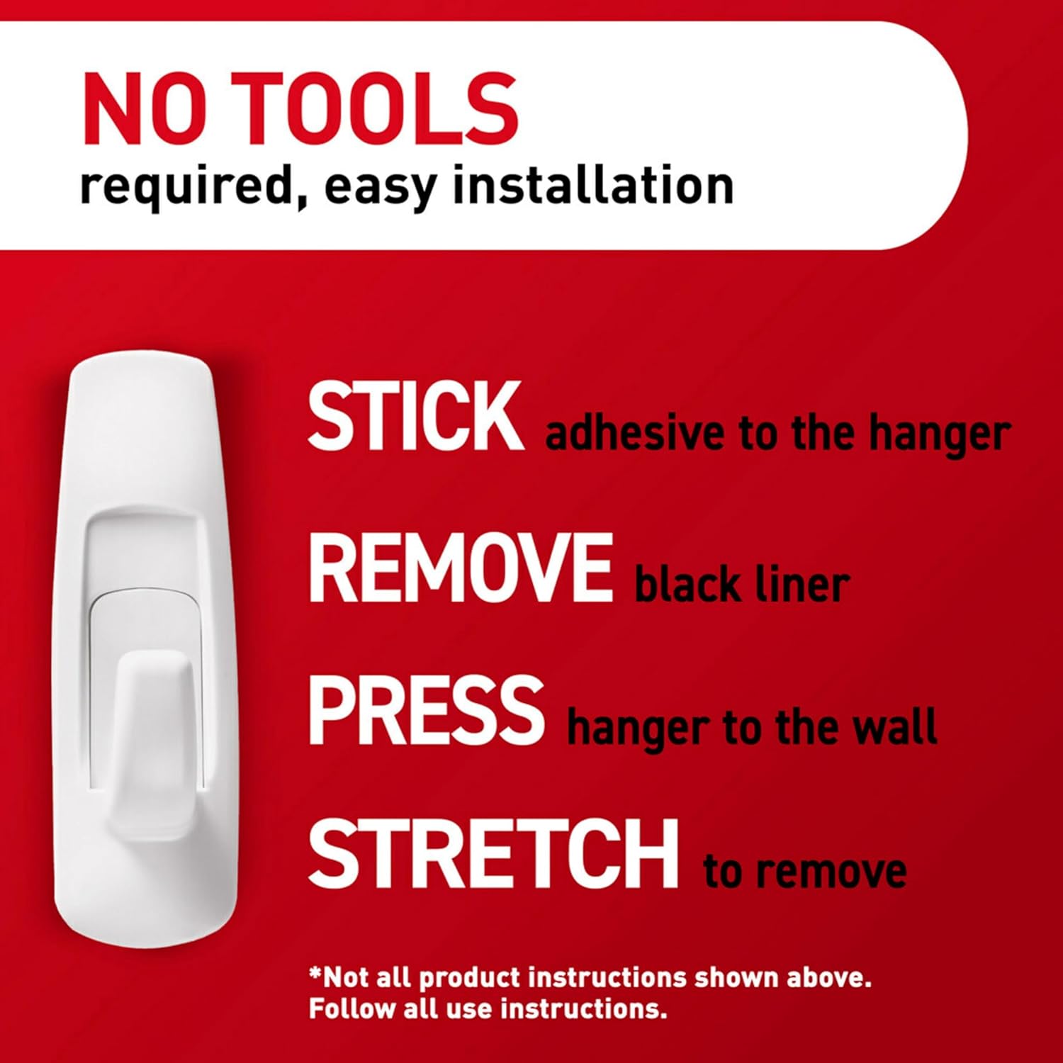 Command Large Utility Hooks. 7-Hooks. 12-Strips. Organize Damage-Free - Image 6